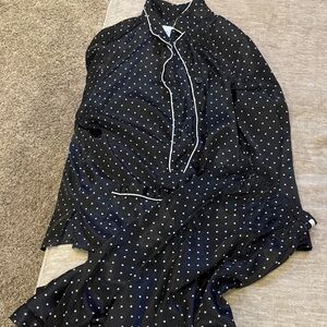 PINK Victoria's Secret Black Star Pajama Set